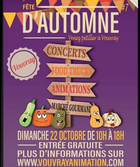 Fête d’Automne le dimanche 22 Octobre 2023 à Vouvray