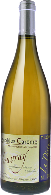 Vouvray moelleux 2015 La divine vin blanc