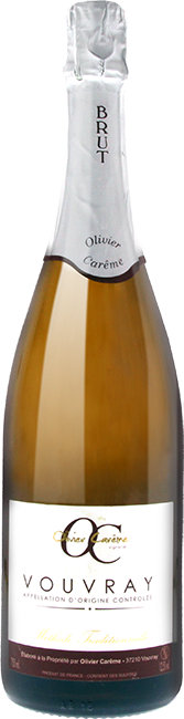 Vouvray pétillant brut Carême Olivier